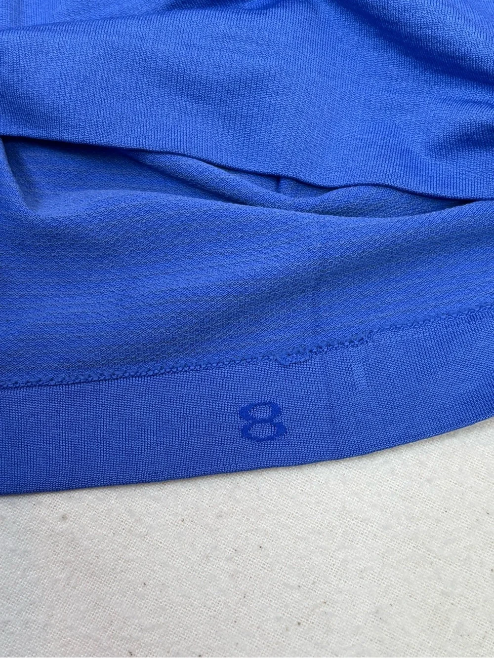 🍋Lululemon Swiftly Tech Long Sleeve Shirt Size 8 Fitted Thumb Holes Blue Violet